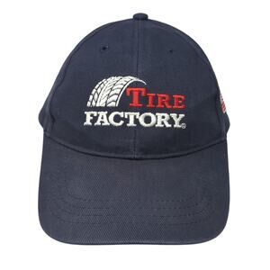 Tire Factory Strapback Baseball Cap Blue One Size Adjustable Embroidered AMG